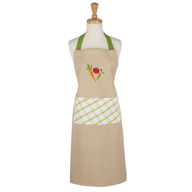 Adjustable Kitchen Apron with Extra Long Ties - On Sale - Bed Bath ...