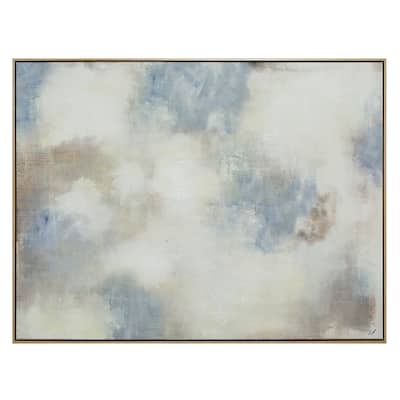 Bellis 48" H x 36" W Canvas Art, Blue