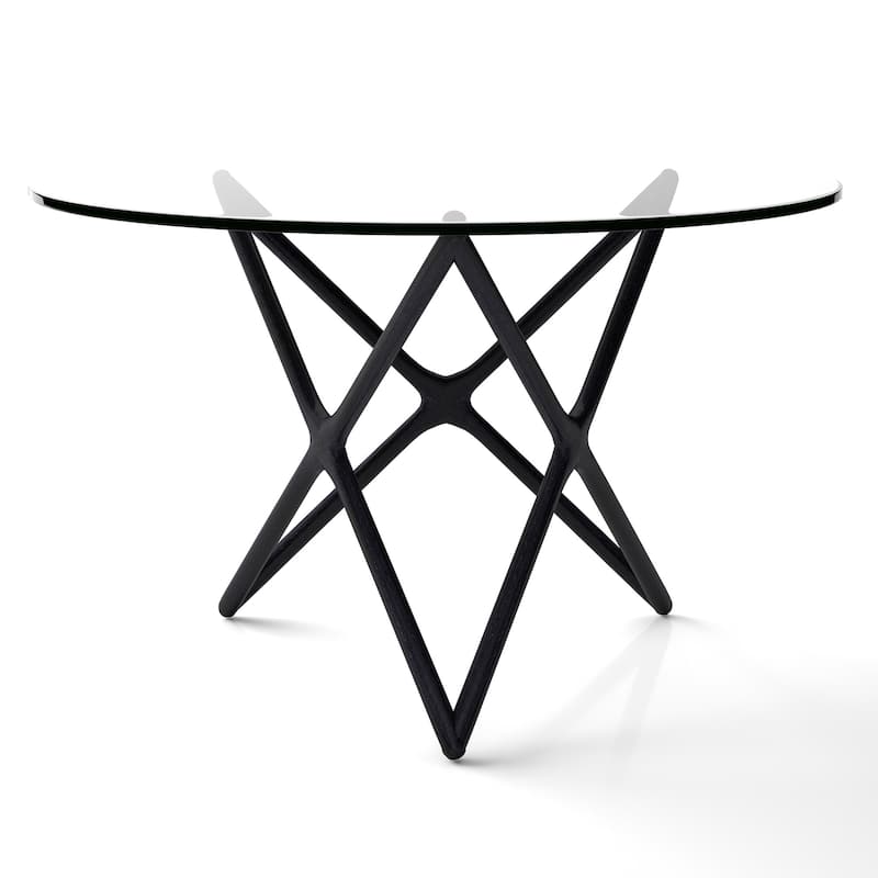 Star Triple X Dining Table - Black