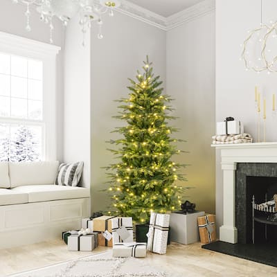 Gymax 6/7.5/9 FT Christmas Tree w/714/1162/1770 Branch Tips