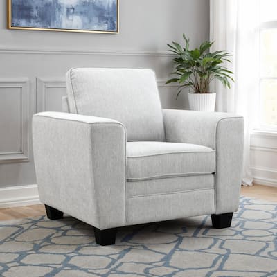 Furniture of America Maevy Chenille Arm Chair