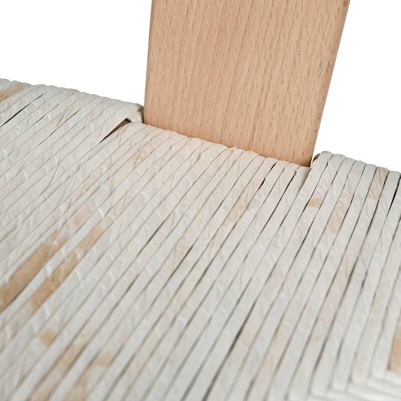 Linon Fishel Solid Natural Wood Dining Chair