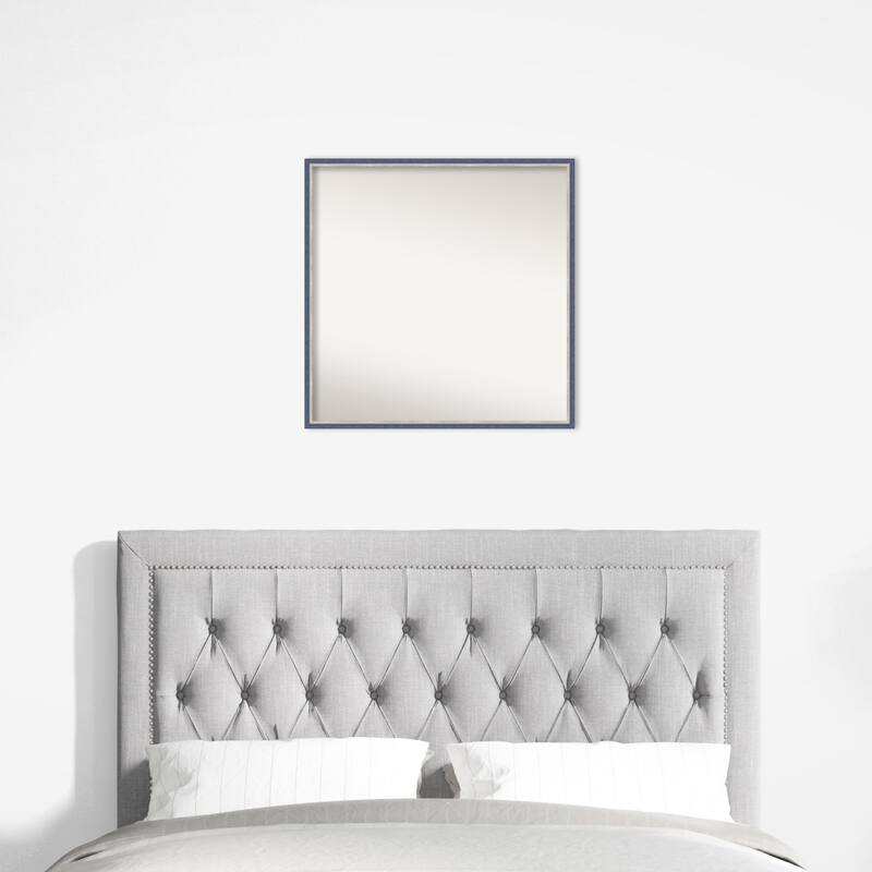 Theo Narrow Non-Beveled Wood Framed Wall Mirror