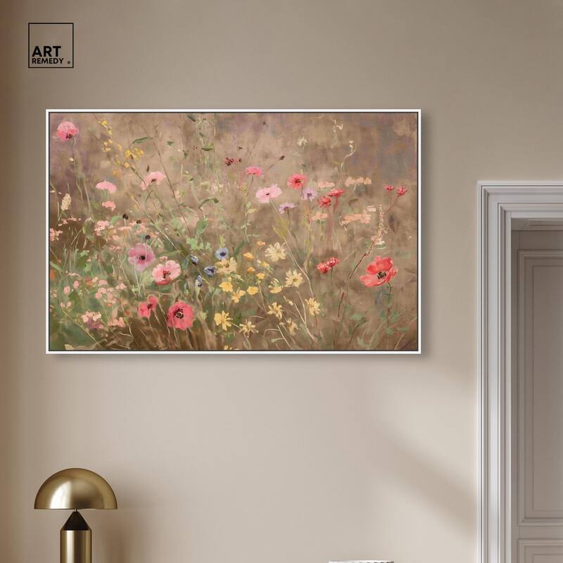 Wildflower Meadow Canvas by Art Remedy