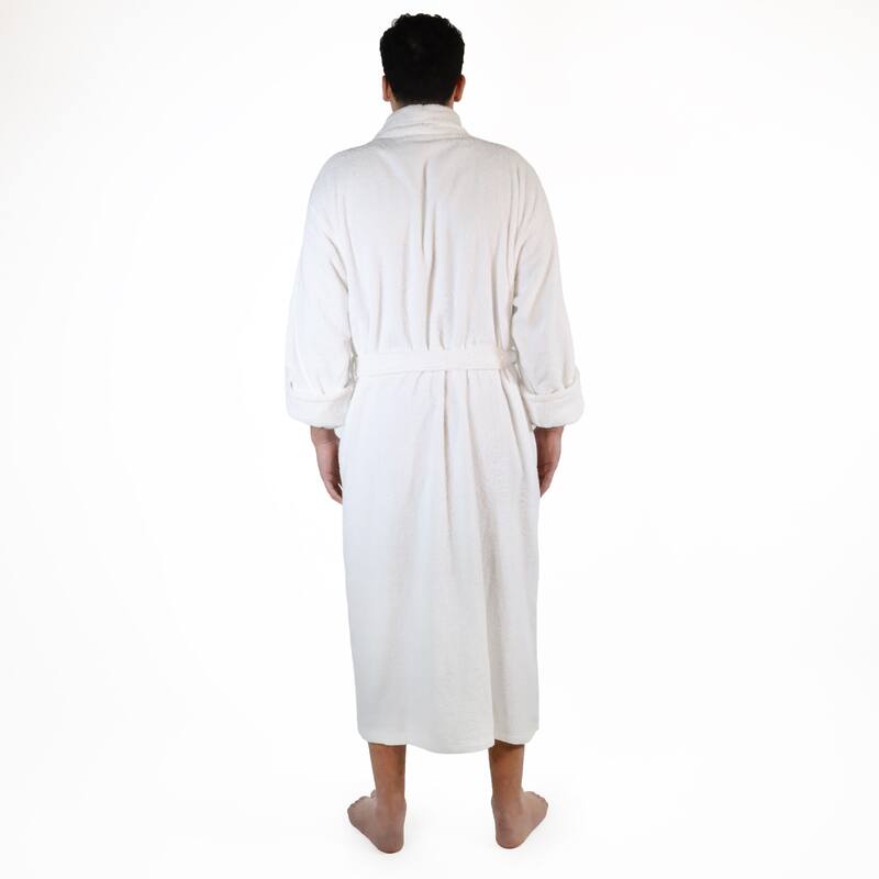 Superior Unisex Turkish Cotton Ultra-Soft Absorbent Long Bathrobe
