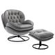 preview thumbnail 68 of 99, Accent chair TV Chair Living room Chair with Ottoman