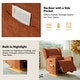 preview thumbnail 35 of 42, Remo Modern Electric Waterproof Nursery Swivel Glider Recliner with Built-in Nightlight and USB ports by HULALA HOME