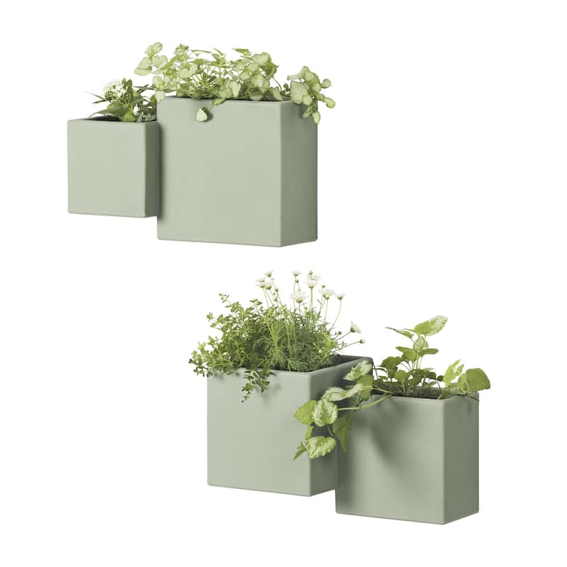 South Shore Dalya Outdoor Wall Planter - Set of 2