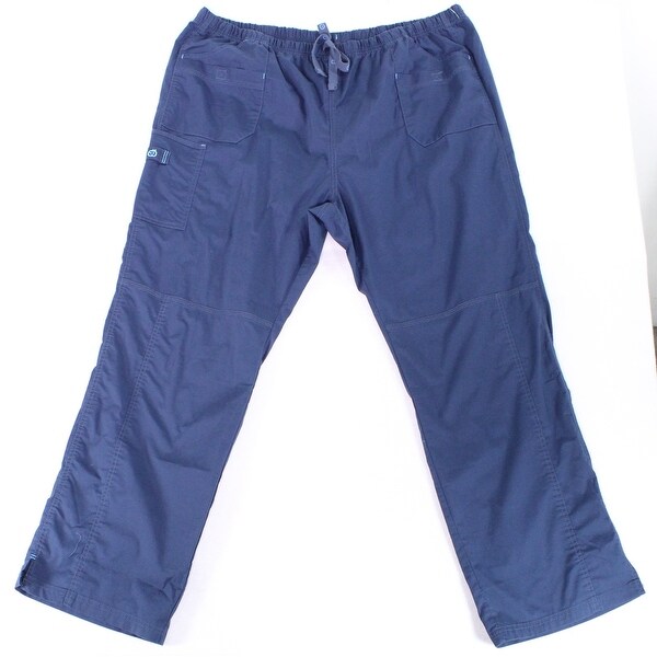 Shop Spread Good Cheer Mens Work Scrub Stretch Pants Overstock 27061470