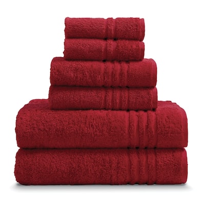 6PC Towel Set (2-Wash, 2-Hand, 2-Bath)