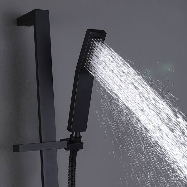 Matte Black 1-Handle Shower Faucet - Overstock - 33571528