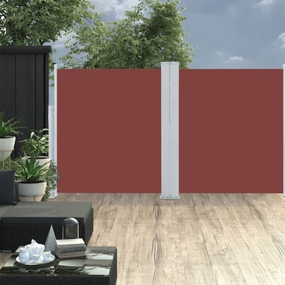 vidaXL Retractable Side Awning Folding Privacy Screen Outdoor Divider Wall