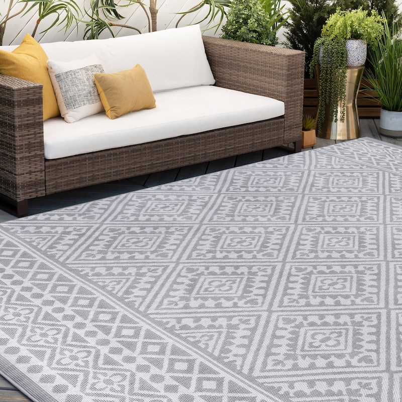 Vision Scandinavian Diamond Indoor/Outdoor Area Rug