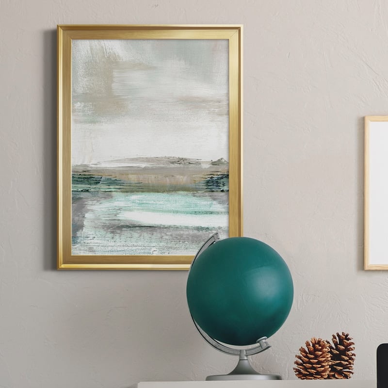 Summer Teal I Premium Framed Print - Ready to Hang