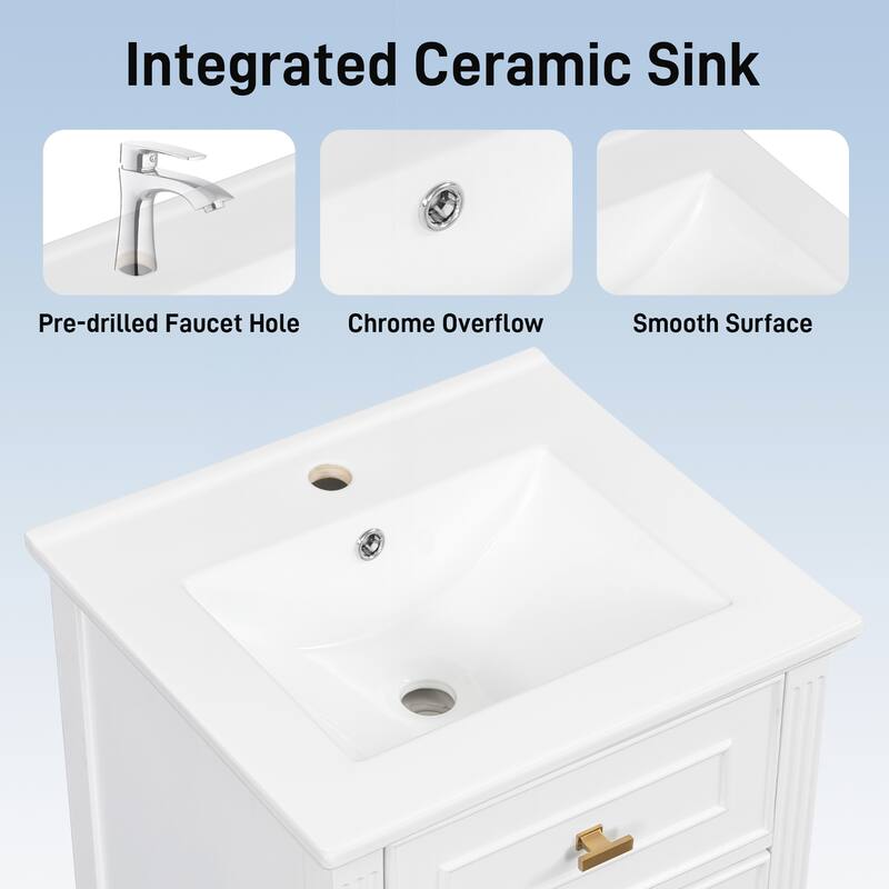 Modern Bathroom Vanity with Functional Storage and Stylish Design