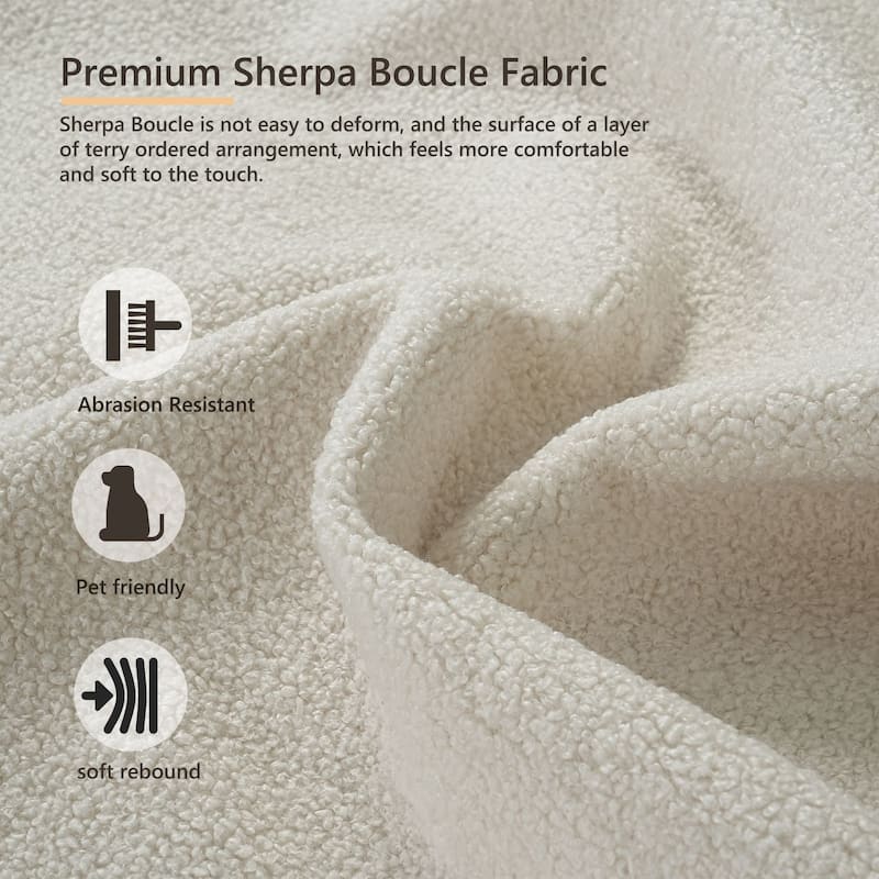 Ainfox Adjustable Sofa Chair Sleeper Sofa Bed Ottoman Couch with Metal Frame