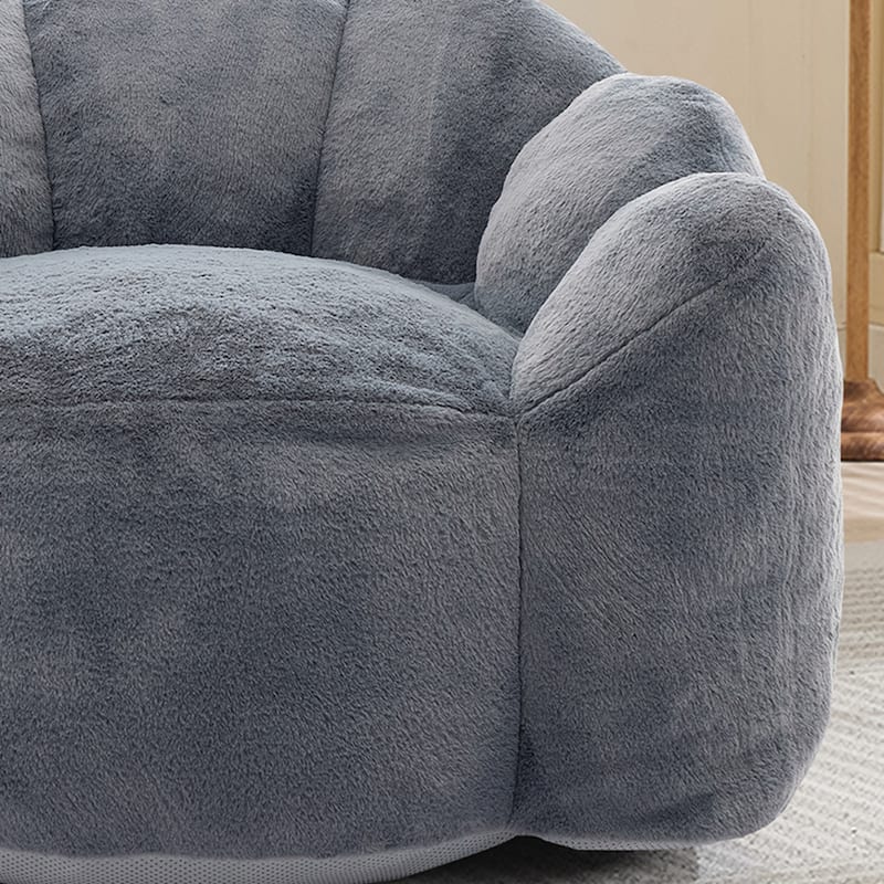 Adult Bean Bag Sofa with Pull Ring can be Easily Moved Suitable for Various Environments Such as Living Room, Bedroom, etc.