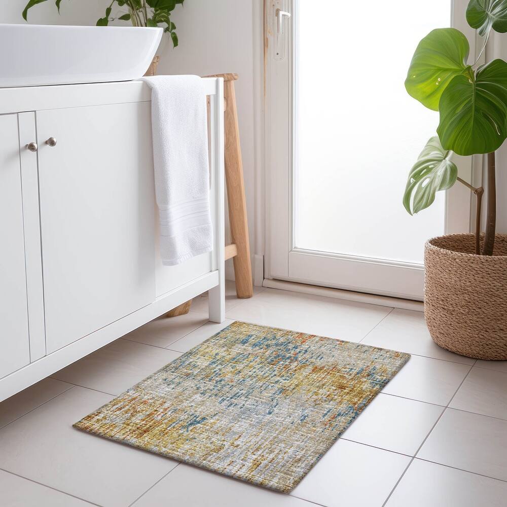 Premium Washable Super Soft Contemporar Abstract Mayfield Rug