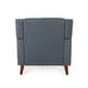 preview thumbnail 55 of 57, Candace Fabric Arm Chair and Loveseat Set by Christopher Knight Home