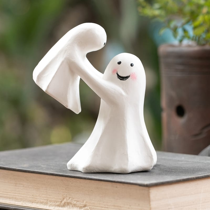 Novica Handmade My Spooky Baby Wood Sculpture