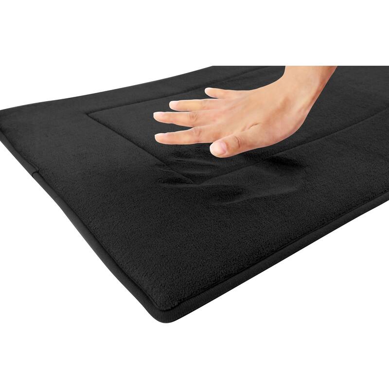 Ultra-Soft Extra-Thick Non-Slip Memory Foam Long Bath Runner Mat 2 ft x 5 ft