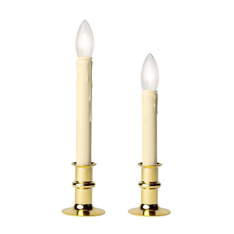 Battery Operated Bi-Directional LED Adjustable Candle 2-pack or 4-pack