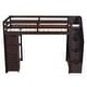 preview thumbnail 13 of 40, Multifunctional Design Loft Bed with Storage Stairs and Shelves, Efficient space, Twin Size