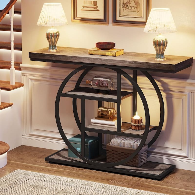4-Tier Sofa Table Entryway Table, Console Table