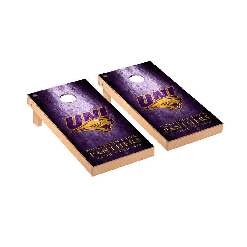 Northern Iowa UNI Panthers Museum Cornhole Board Set