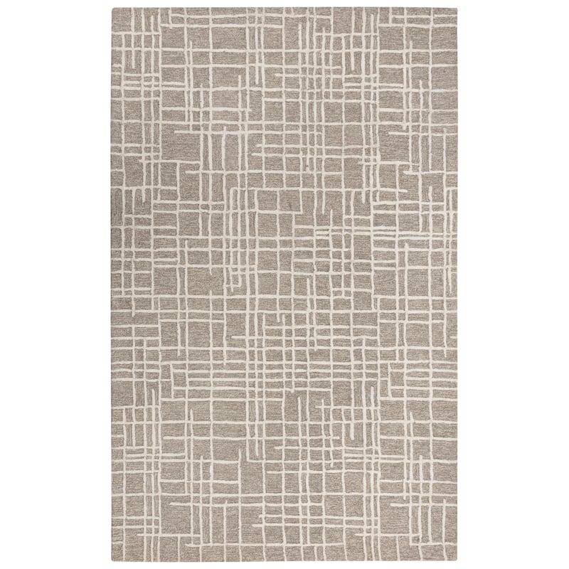 Alora Decor Classic Hand-tufted Wool Rug - 5' x 7'6" - Gray