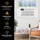 preview thumbnail 4 of 13, Whirlpool 8,000 BTU 115V Window-Mounted Air Conditioner with Supplemental Heat & Remote Control, up to 350 sq. ft.