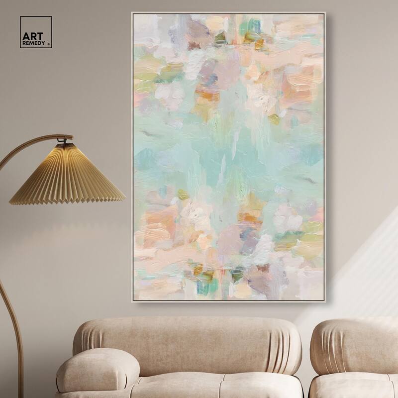 Expressive Swirls Canvas by Art Remedy