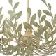 preview thumbnail 5 of 3, Broche 6 Light Champagne Green Tea Chandelier