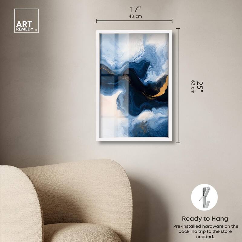 Blue Deep II Shadowbox by Art Remedy