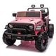 preview thumbnail 6 of 78, 2-seater Kids Ride On Electric Car W/parents control,light&rear searchlight,Power display, Four-wheel suspension Pink
