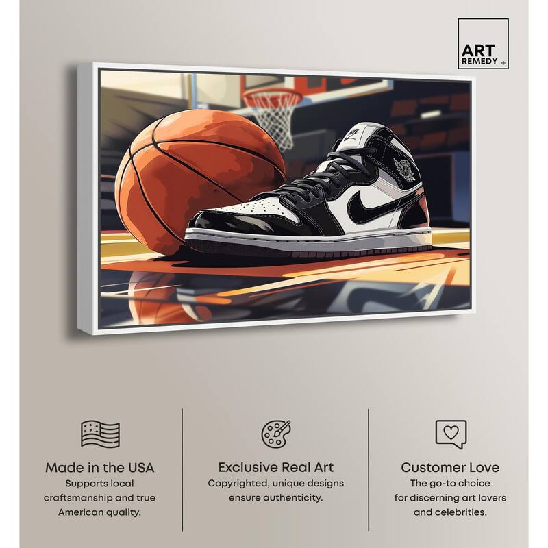 At the Court Canvas by Art Remedy