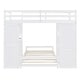 preview thumbnail 12 of 18, Elegant & Practical Twin over Twin Bunk Bed with Drawers, Shelves and Desk, LED Light and USB Ports, Maximum storage, White