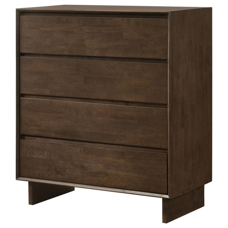Hemlock Warm Brown 4-drawer Chest of Drawers