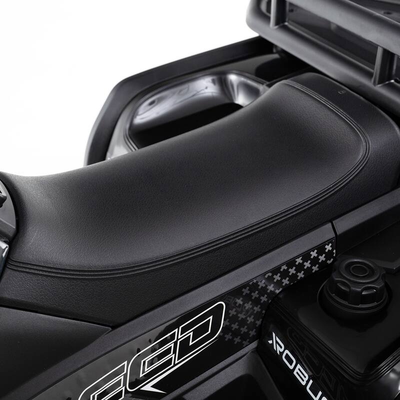 Kids Ride-On ATV with 4-Wheel Shock Absorbers and LED Lights Music Player USB Charging Port - 35" × 19" × 24" (L x W x H)