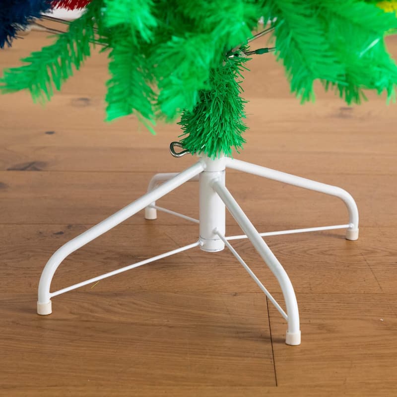 Rainbow Artificial Christmas Tree - 6' - Multicolor - Unlit