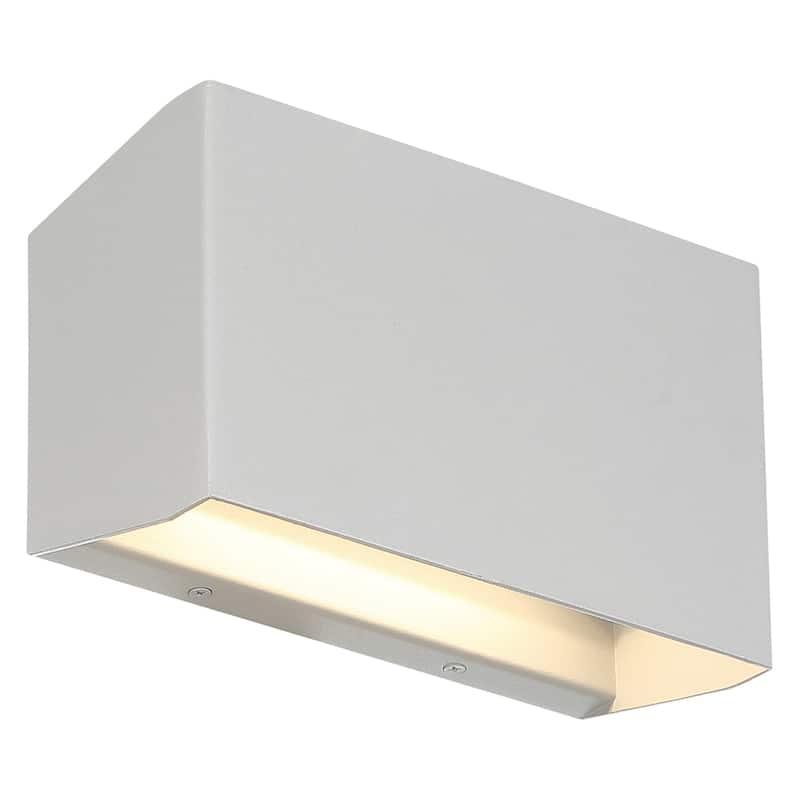 Amora Bi-Directional Wide Outdoor LED Wall Mount Light.