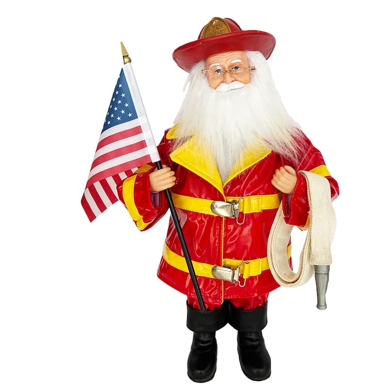12" Fireman Claus