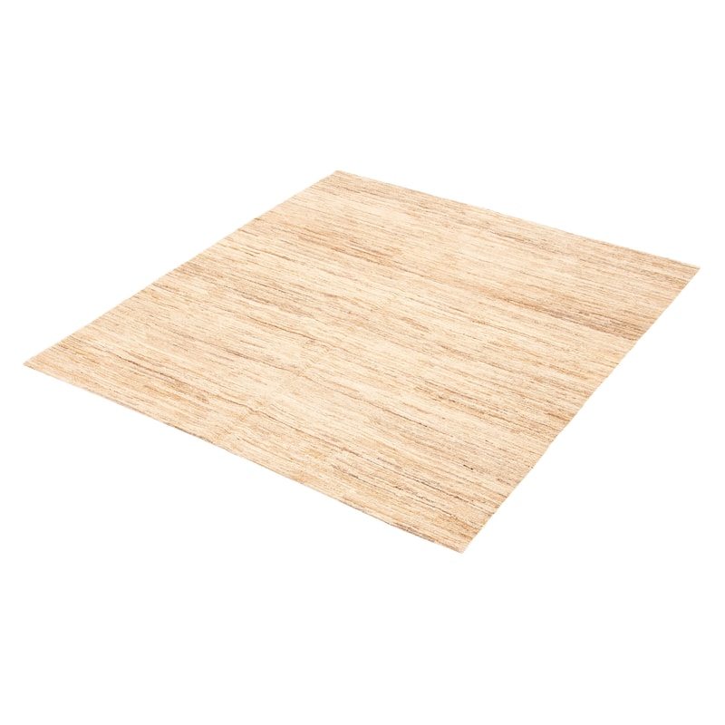 ECARPETGALLERY Flat-Weave Natural Khaki Wool Tapestry Kilim - 5'10 x 6'5