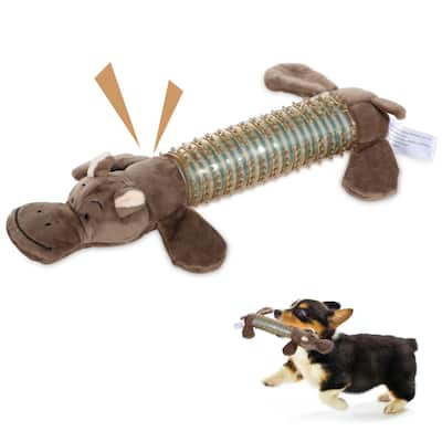 Best Pet Supplies Dog Toy with Crinkle and Squeaky Enrichment for Small and Medium Breed Puppies or Dogs, Cute and Plush