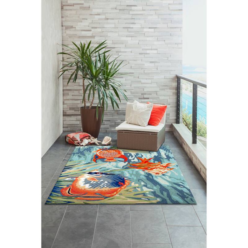 Liora Manne Ravella Tropical Fish Indoor/Outdoor Rug