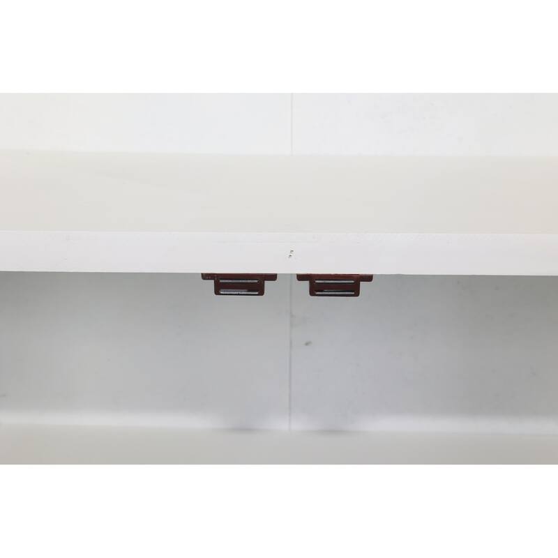 27in Accent Tall Tower White Storage Cabinet