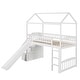 preview thumbnail 5 of 29, Friendly Design Twin Loft House Bed with Two Drawers and Slide, Maximized Space Saving, Health and Comfort