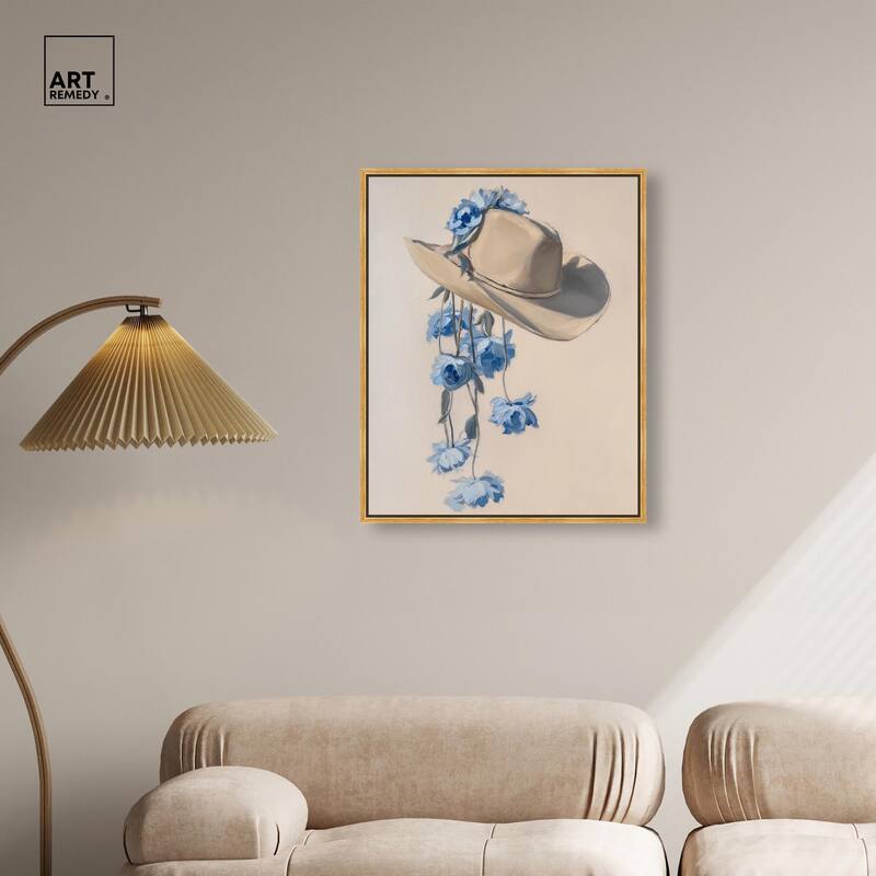 Brimming Blues II Canvas by Art Remedy