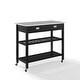 preview thumbnail 6 of 12, Chloe Stainless Steel Top Kitchen Island/Cart - 37"H x 42"W x 20"D