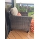 Ovios 2-piece Outdoor High-back Wicker Single Chairs 1 of 2 uploaded by a customer